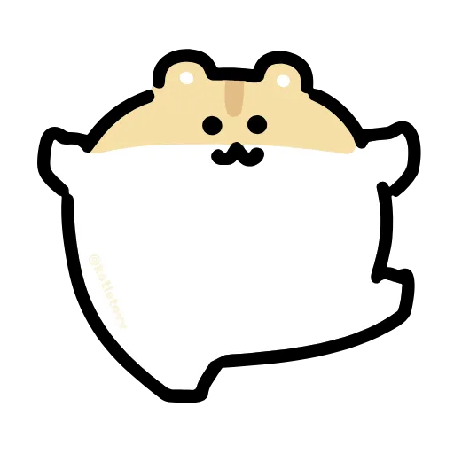 Стикер 13 Dancing Hamster