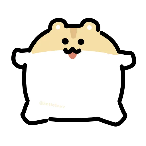 Стикер 15 Dancing Hamster