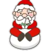 Стикер 10 Santa Claus