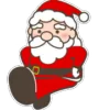 Стикер 30 Santa Claus