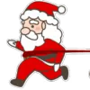 Стикер 50 Santa Claus