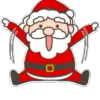 Стикер 55 Santa Claus