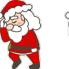 Стикер 34 Santa Claus