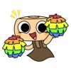 Стикер 43 🌈 Набор эмоджи по игре «Dandy's World»