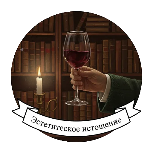 📚 Стикер «Dark Academia» для Telegram