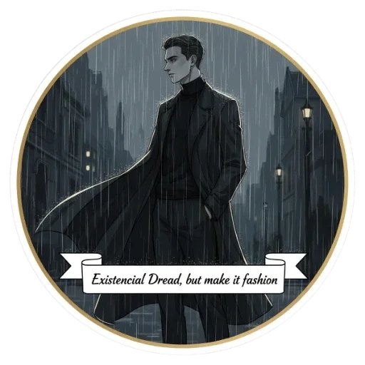 📚 Стикер «Dark Academia» для Telegram