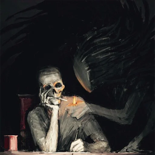📚 Стикер «Dark Academia» для Telegram