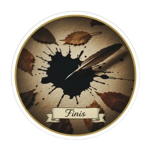 📚 Стикер «Dark Academia» для Telegram