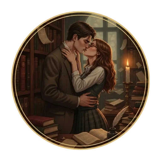 📚 Стикер «Dark Academia» для Telegram