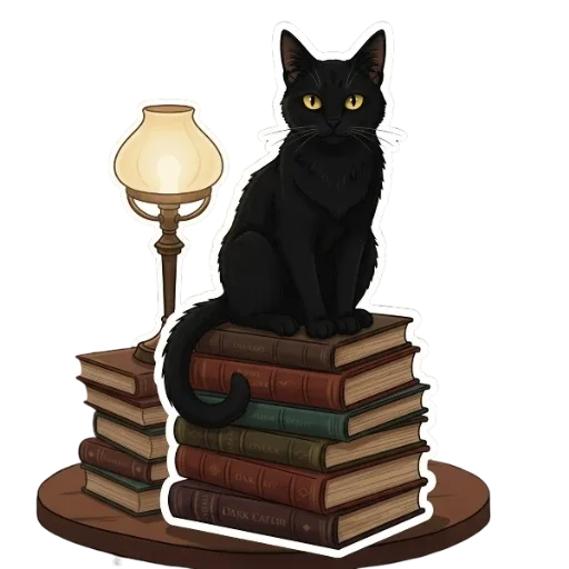 📚 Стикер «Dark Academia» для Telegram