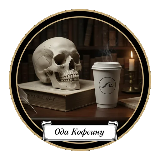 📚 Стикер «Dark Academia» для Telegram