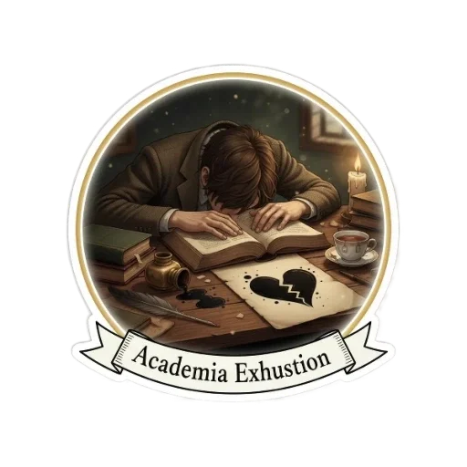 📚 Стикер «Dark Academia» для Telegram