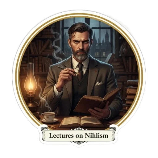 📚 Стикер «Dark Academia» для Telegram