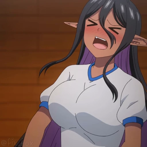 😵 Стикер «Yandere Dark Elf» для Telegram