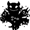 Стикер 20 ☠️ Darkness - эмоджи со всякой чернухой и крипотой