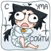 😳 Эмодзи «Тёмная Милшу» для Telegram