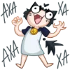 😊 Эмодзи «Тёмная Милшу» для Telegram