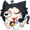 😉 Эмодзи «Тёмная Милшу» для Telegram