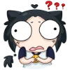 ❓ Эмодзи «Тёмная Милшу» для Telegram