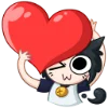❤️ Эмодзи «Тёмная Милшу» для Telegram