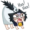 😡 Эмодзи «Тёмная Милшу» для Telegram