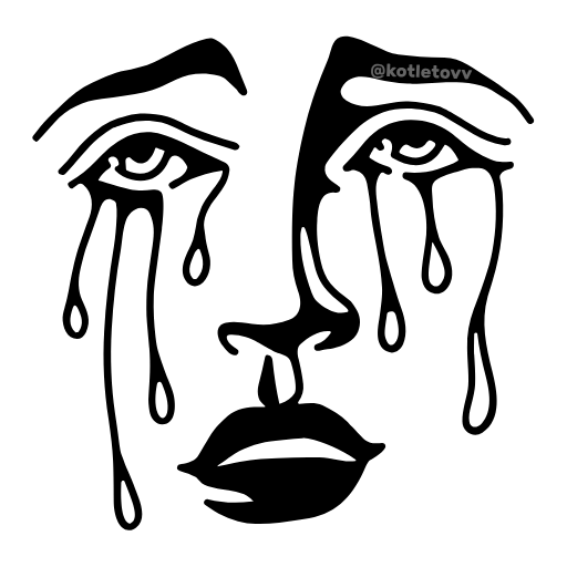 Стикер 45 Dark Vibes