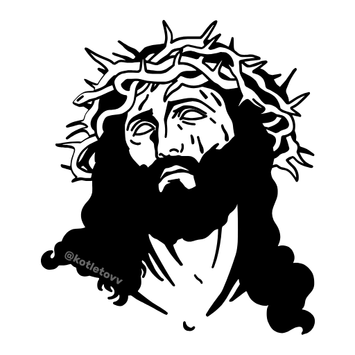 Стикер 18 Dark Vibes