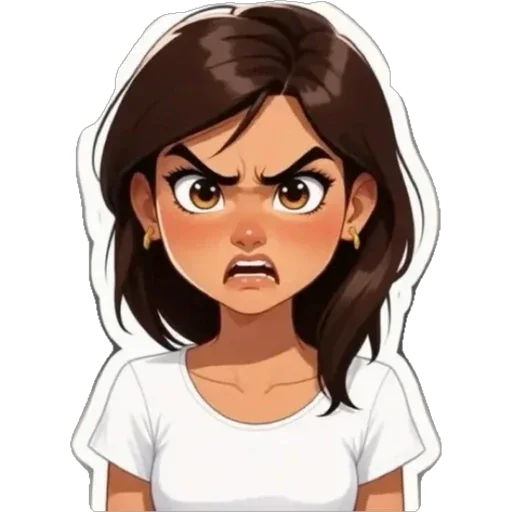 😡 Стикер «Даша» для Telegram