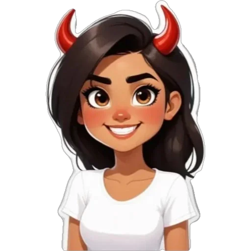 😈 Стикер «Даша» для Telegram