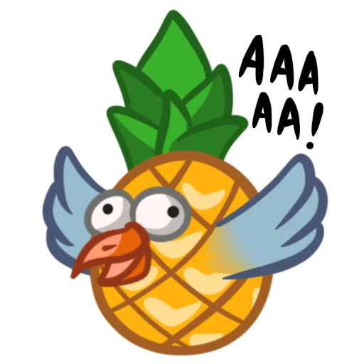 😩 Стикер «Ананасики» для Telegram