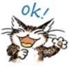 Стикер 22 Котик Даян