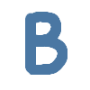 💙 Эмодзи «Синие буквы, русские и английские, множество иконок» для Telegram