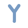 💙 Эмодзи «Синие буквы, русские и английские, множество иконок» для Telegram