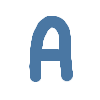 Эмодзи «Синие буквы, русские и английские, множество иконок» для Telegram — обложка