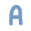💙 Эмодзи «Синие буквы, русские и английские, множество иконок» для Telegram