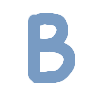 💙 Эмодзи «Синие буквы, русские и английские, множество иконок» для Telegram