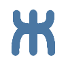 💙 Эмодзи «Синие буквы, русские и английские, множество иконок» для Telegram