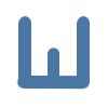 💙 Эмодзи «Синие буквы, русские и английские, множество иконок» для Telegram