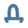💙 Эмодзи «Синие буквы, русские и английские, множество иконок» для Telegram