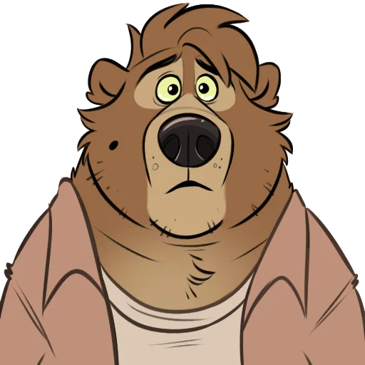 Стикерпак Dead Bear для Telegram