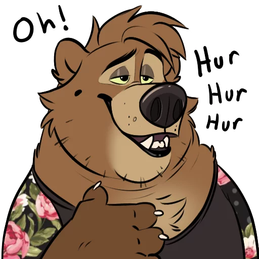 😝 Стикер «Dead Bear» для Telegram