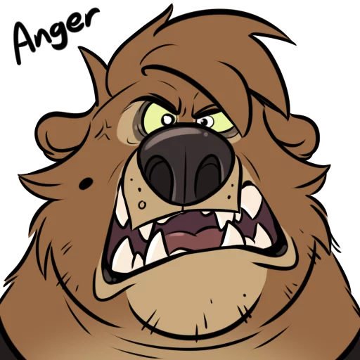 👿 Стикер «Dead Bear» для Telegram