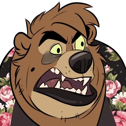 😱 Стикер «Dead Bear» для Telegram