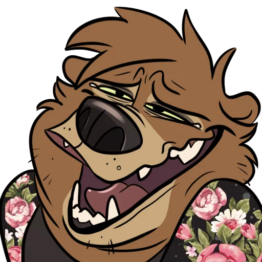 🤤 Стикер «Dead Bear» для Telegram