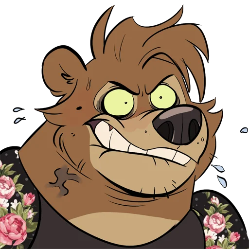 🌡 Стикер «Dead Bear» для Telegram