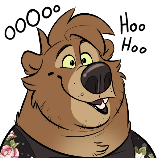👍 Стикер «Dead Bear» для Telegram