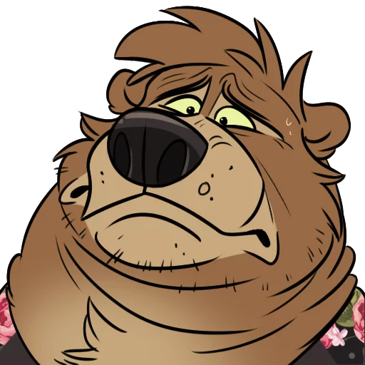 🤢 Стикер «Dead Bear» для Telegram