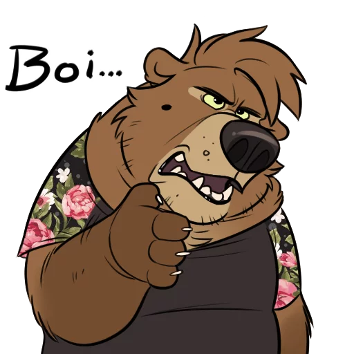 😑 Стикер «Dead Bear» для Telegram