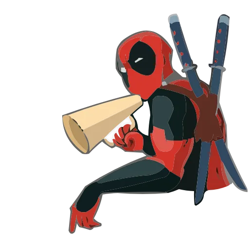 Стикер 57 Deadpool • Wolverine • Lady Deadpool