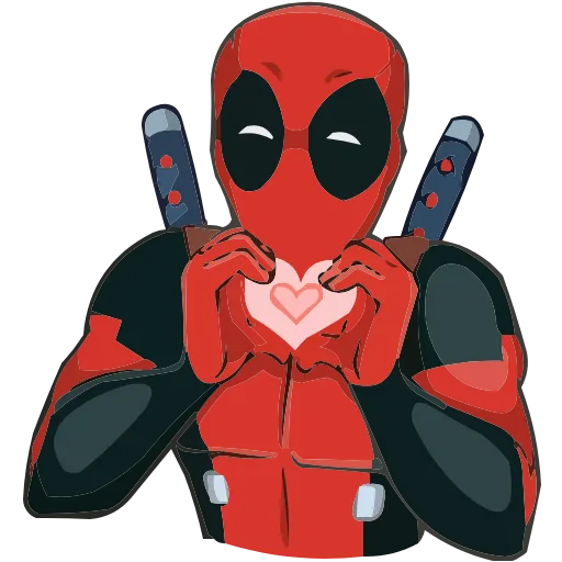 Стикер 40 Deadpool • Wolverine • Lady Deadpool